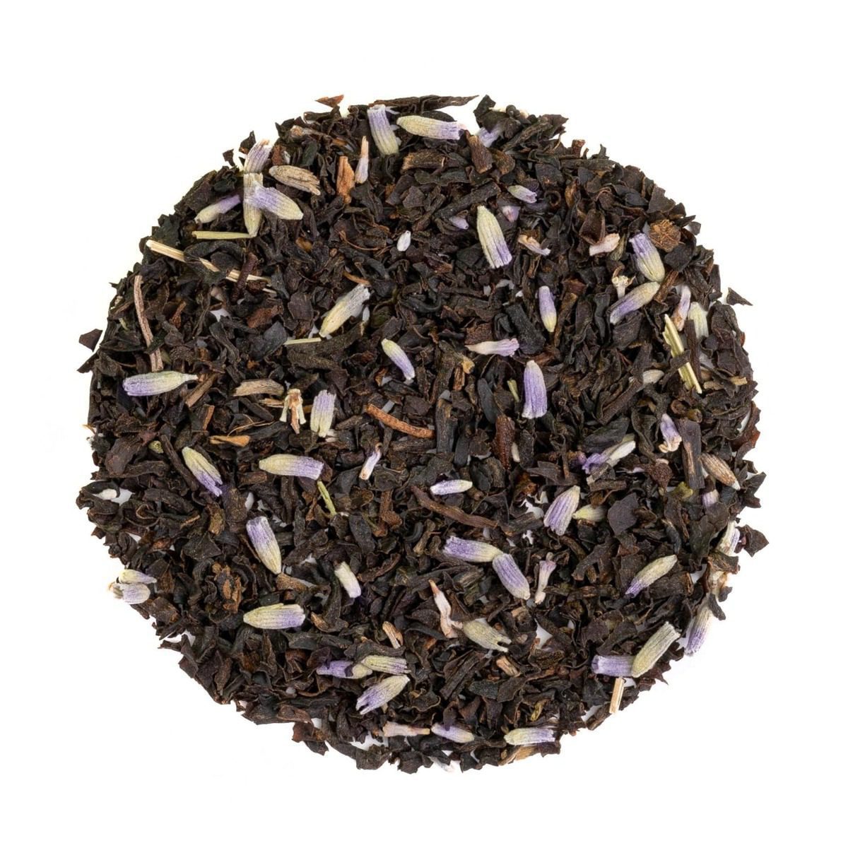 YHT Organic Lavender Earl Grey Black Tea Loose Leaf Leaves