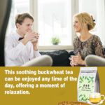 YHT Organic Chinese Roasted Tartary Buckwheat Tea Herbal Loose Leaf - Image 3