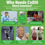 YHT Coenzyme Q10 Gummies Omega 3 Vitamin B12 Zinc Magnesium Antioxidant Support - Image 5