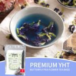YHT Blue Butterfly Pea Tea Bags Dried Flowers Herbal - Image 3
