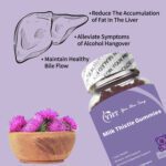 YHT Milk Thistle Gummies Liver Cleanse Detox Antioxidant - Image 5