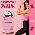 YHT PMS Gummies Hormone Balance Period Cramps Mood Bloating Support Women - Image 5