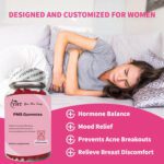 YHT PMS Gummies Hormone Balance Period Cramps Mood Bloating Support Women - Image 7