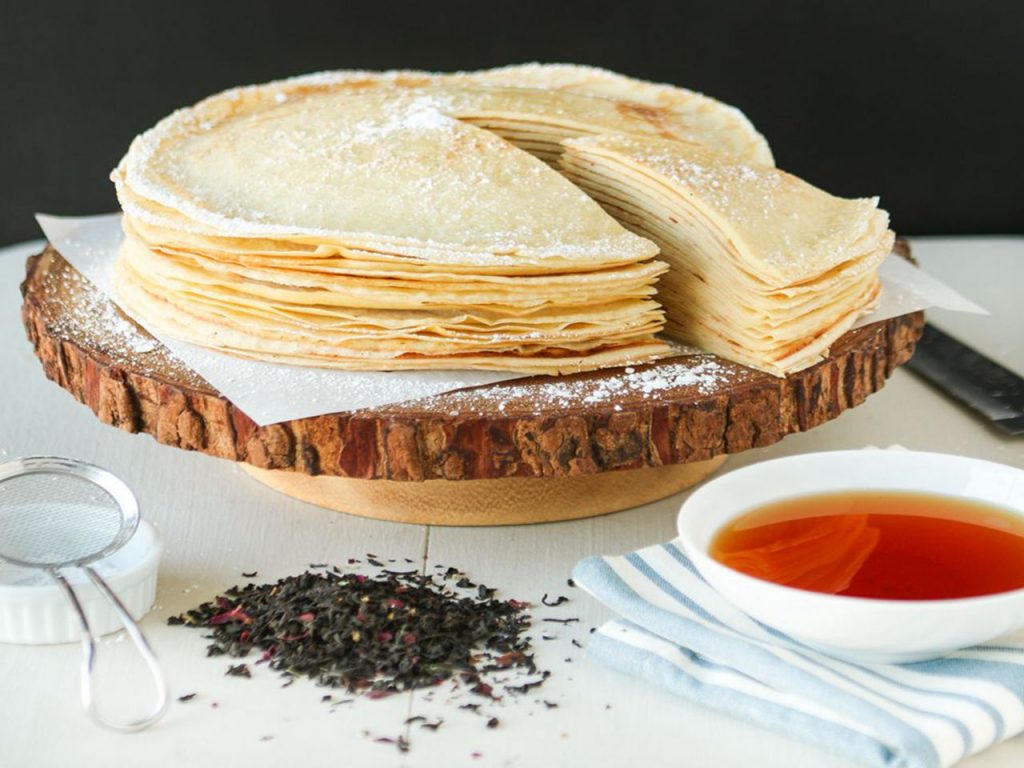 Cake with Black Tea