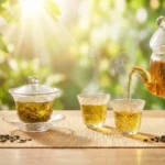 YHT Chinese Gaiwan Crystal Traditional Glass Tea Bowl Cup Saucer Lid 200ml 7oz - Image 5