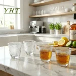 YHT Crystal Clear Glasses Tea Cups Tasting Drink Shot Wine Sake Wiskey 45ml - Image 8