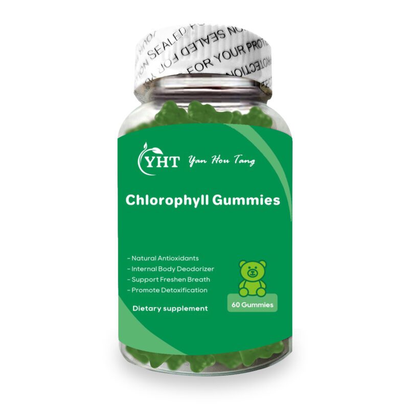 YHT Chlorophyll Gummies Natural Internal Skin Body Detox Deodorant Digestion