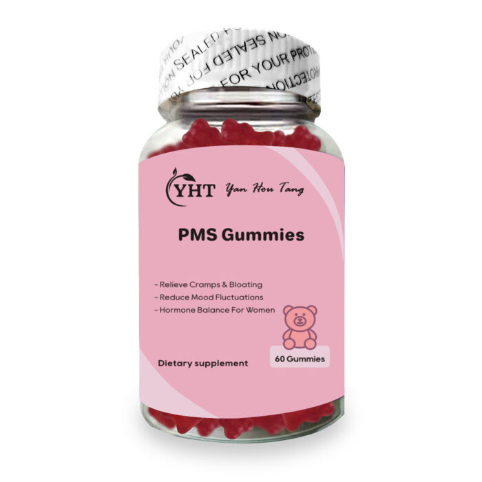 YHT PMS Gummies Hormone Balance Period Cramps Mood Bloating Support Women